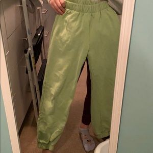 RARE lime green brandy sweats